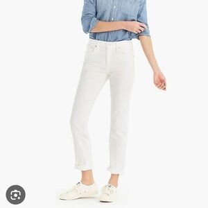 J. Crew Slim boyfriend jean in white Size 32. Actually measure 36
